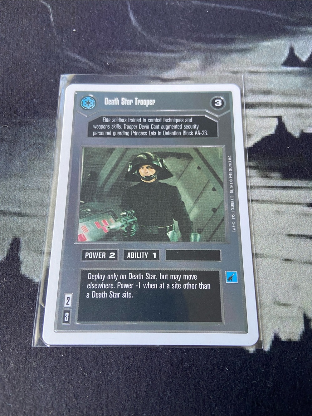 Death Star Trooper 1995 Decipher Star Wars Customizable Card Game (SWCCG)